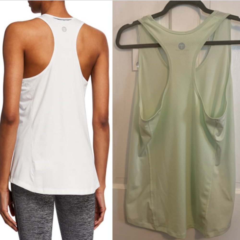 Tory Burch Sport Performance Mesh Back Tank Mint